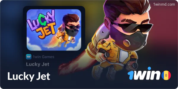 Jocul Lucky Jet disponibil la 1win Casino din Moldova