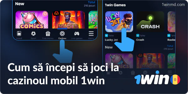 Cum se instalează aplicația 1win pe Android în Moldova.