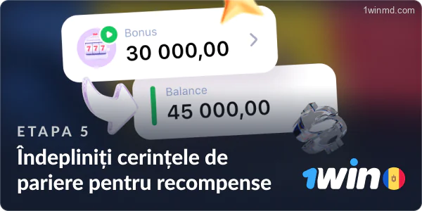 Folosește bonusurile sau retrage-le.
