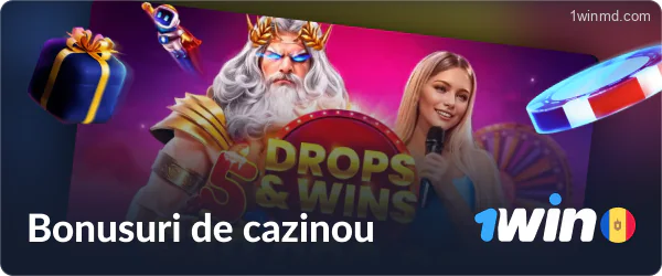 Bonusurile pentru jocurile de cazino la 1win Moldova.