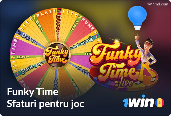 Ponturi de joc pentru Funky Time 1win destinate jucătorilor din Moldova