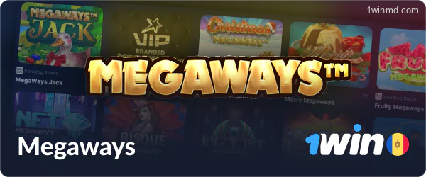 Sloturi Megaways la 1win MD Casino