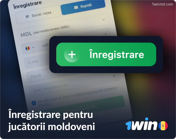 Ghid pentru crearea unui cont nou pe 1win în Moldova