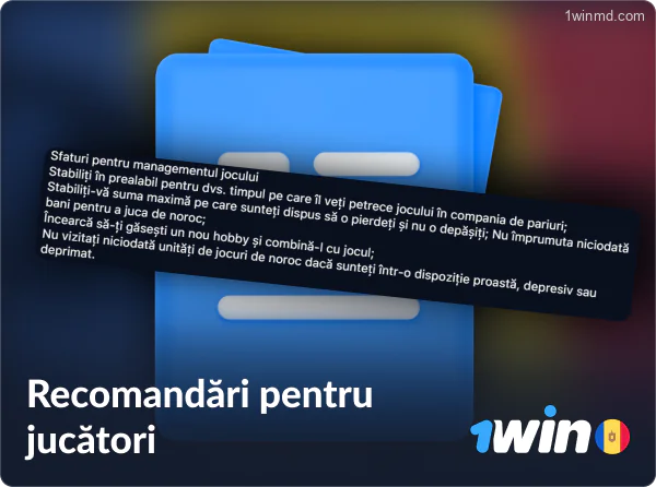 Directivele privind jocul responsabil pentru jucătorii din Moldova