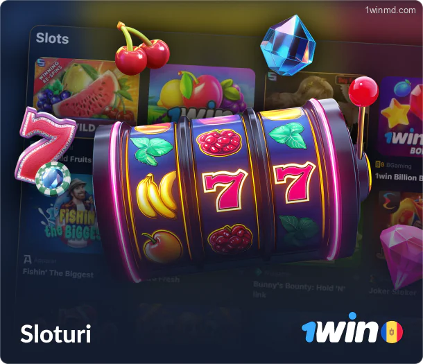 Diverse opțiuni de sloturi la 1win Moldova Casino.